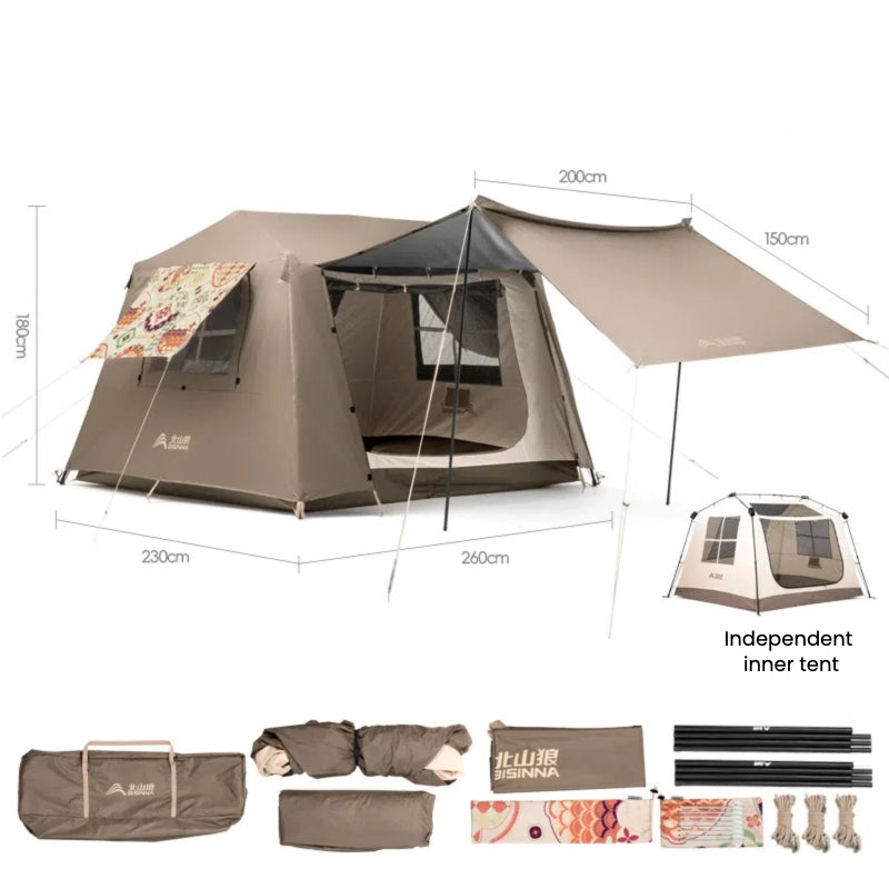 UrbanRidge Outdoor overnight camping tent
