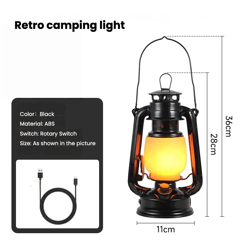 UrbanRidge portable retro camping lights H13