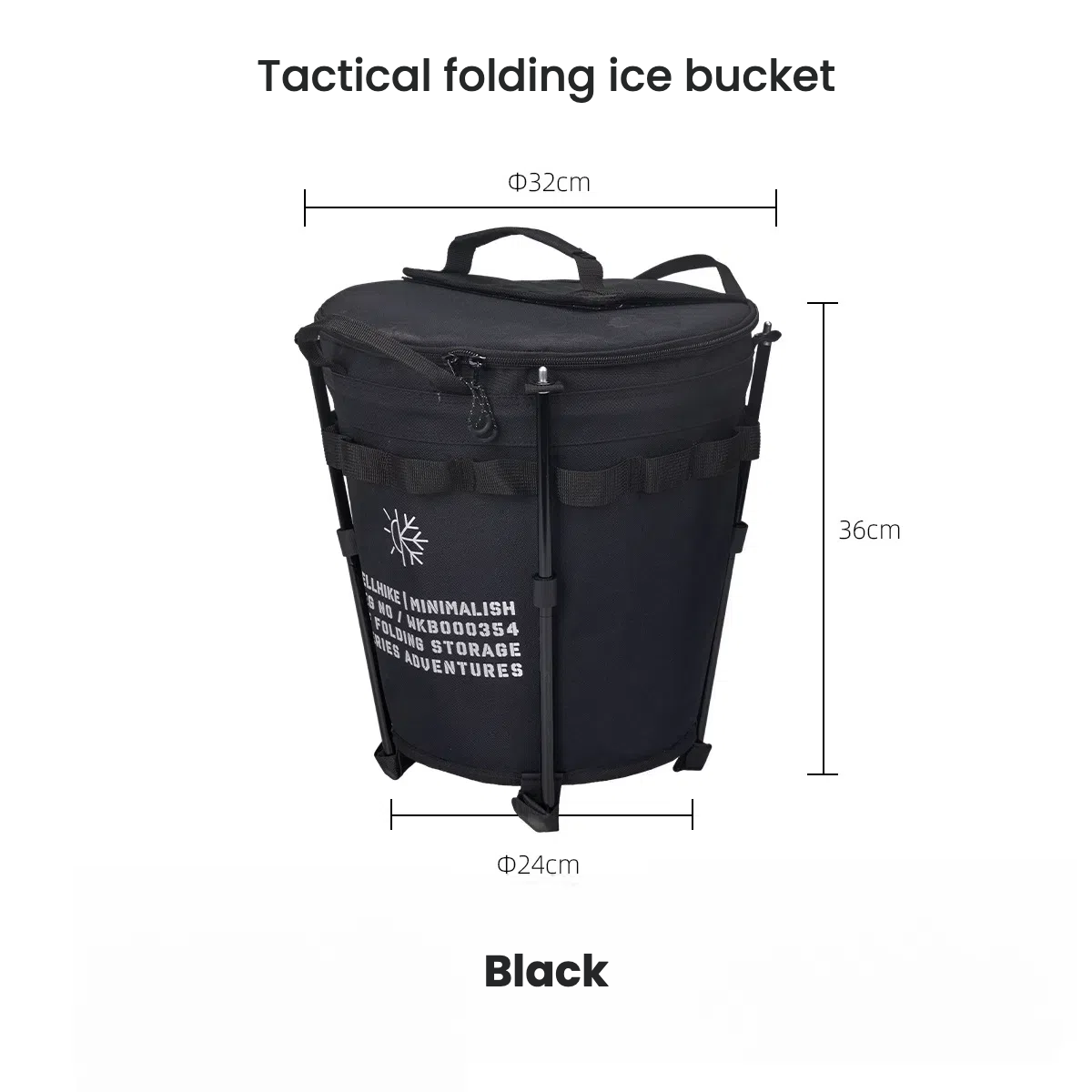 UrbanRidge Tactical folding ice bucket FS02