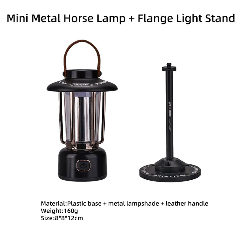 UrbanRidge Outdoor Mini Metal Horse Light