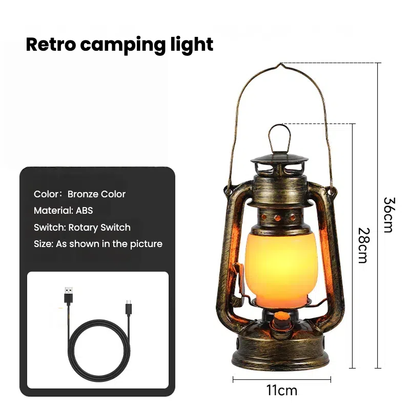 UrbanRidge portable retro camping lights H13