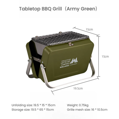UrbanRidge outdoor mini barbecue grill K012