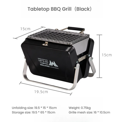 UrbanRidge outdoor mini barbecue grill K012