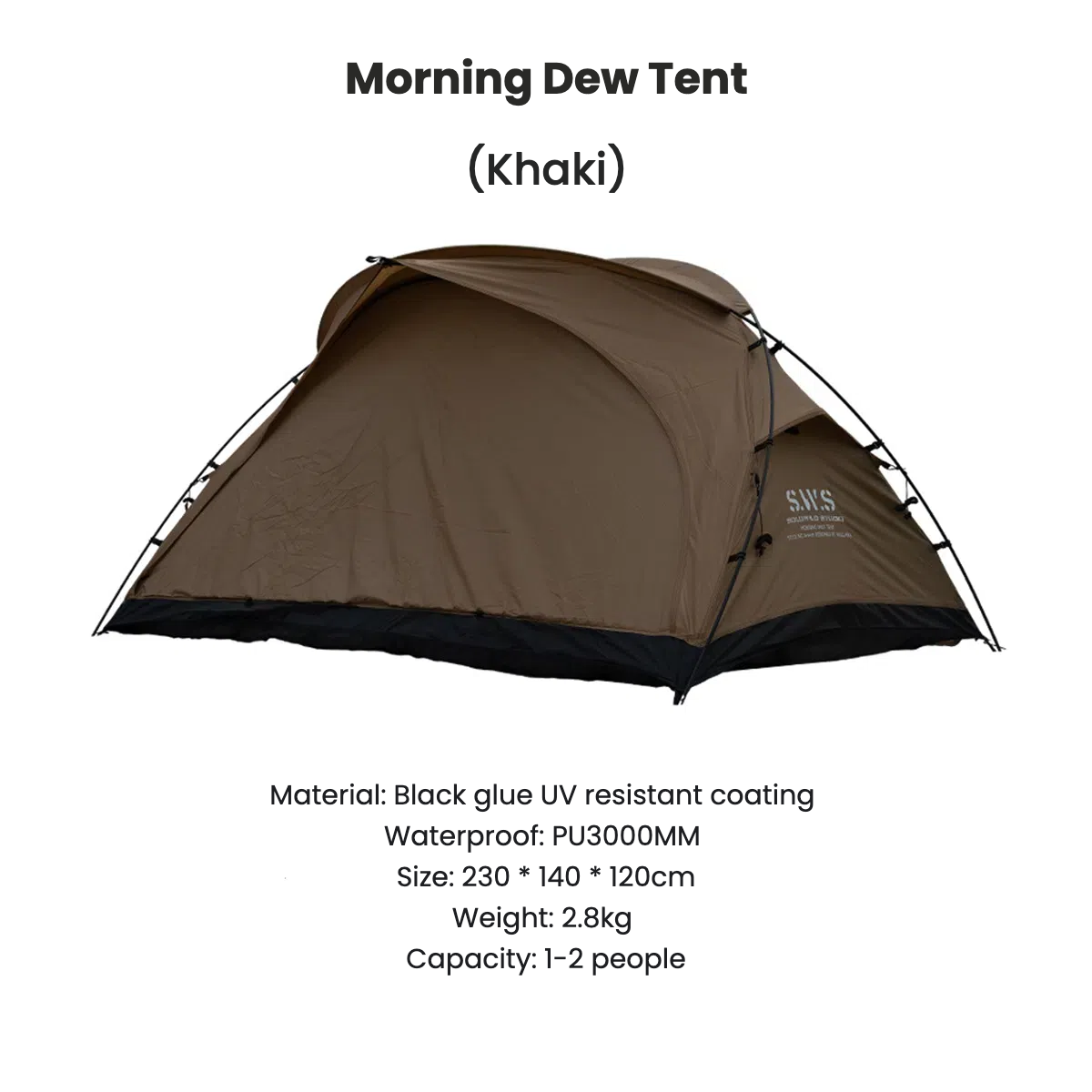 UrbanRidge Morning Dew Single and Double Tent ZP03