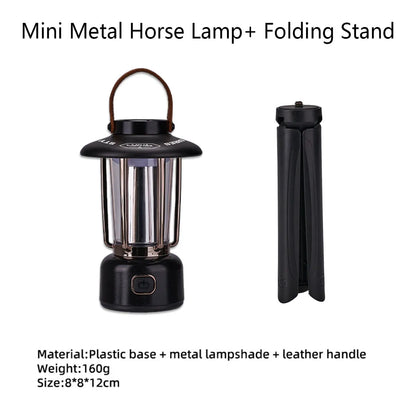 UrbanRidge Outdoor Mini Metal Horse Light