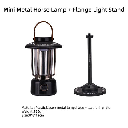 UrbanRidge Outdoor Mini Metal Horse Light