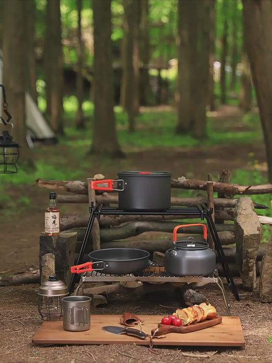 UrbanRidge Outdoor portable camping cookware set DS-308